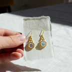 Forget-Me-Not Resin Earrings