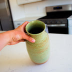 Speckled Shino Sagewood Vase