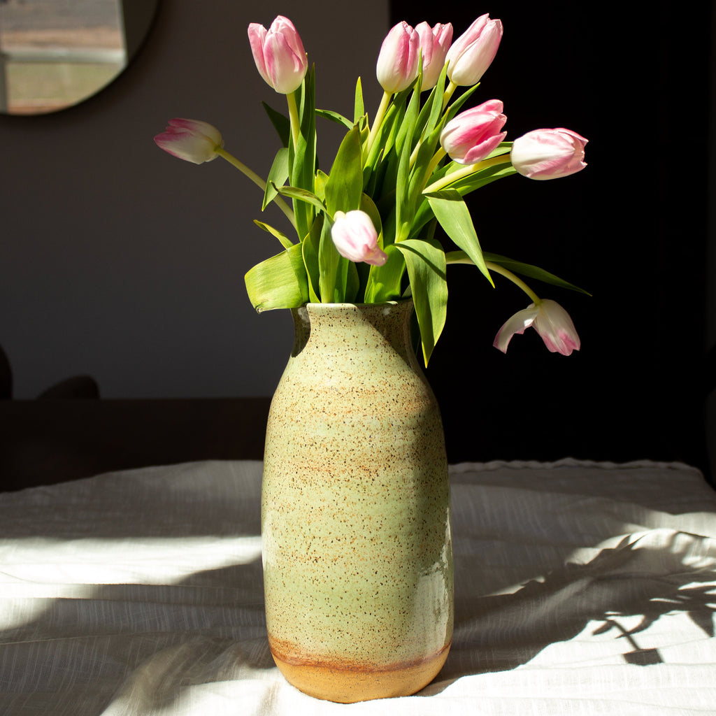 Speckled Shino Sagewood Vase