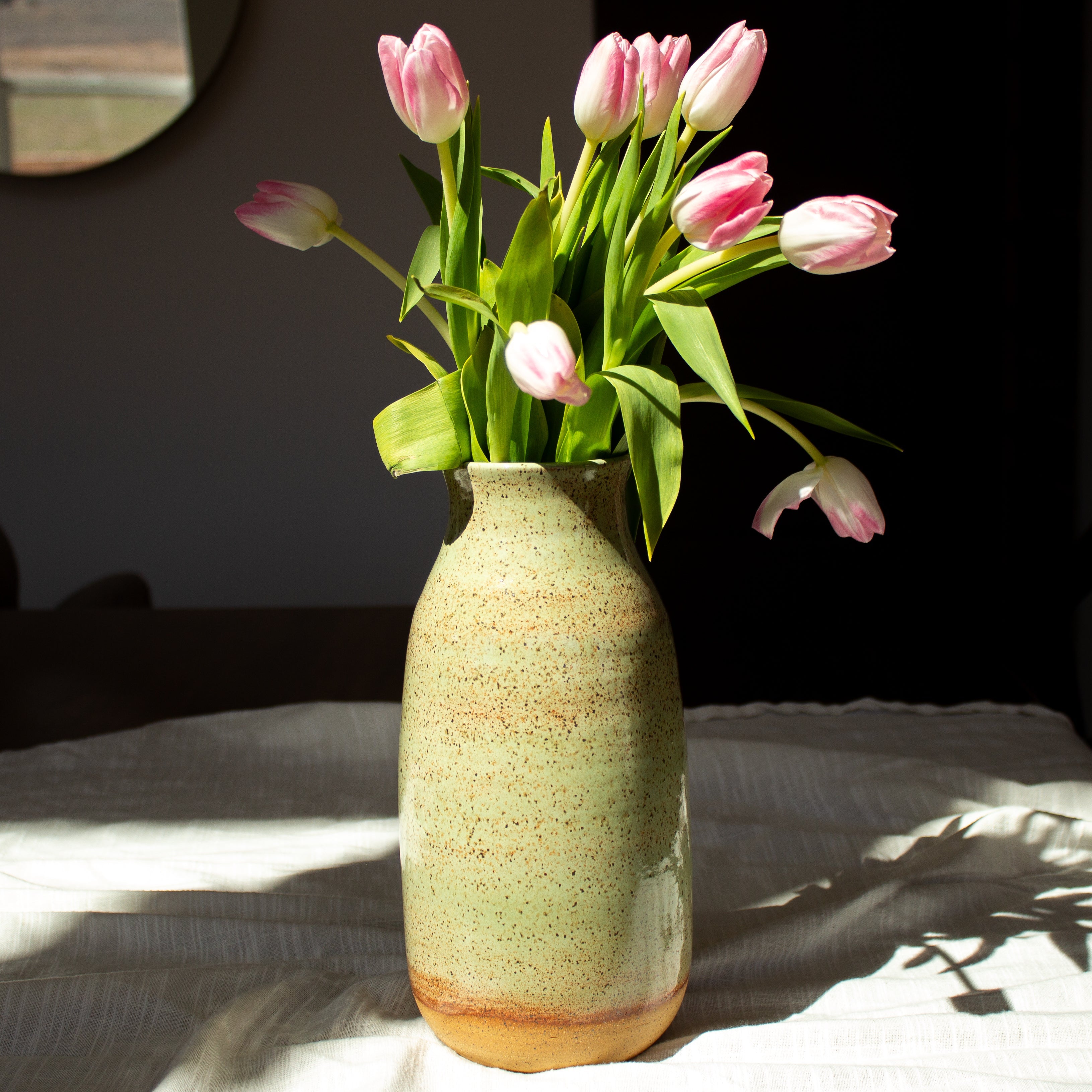 Speckled Shino Sagewood Vase