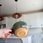 Speckled Shino Latte Mug - Mosswood