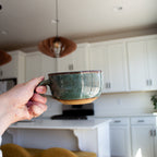 Speckled Shino Latte Mug — Tidepool (Imperfect)