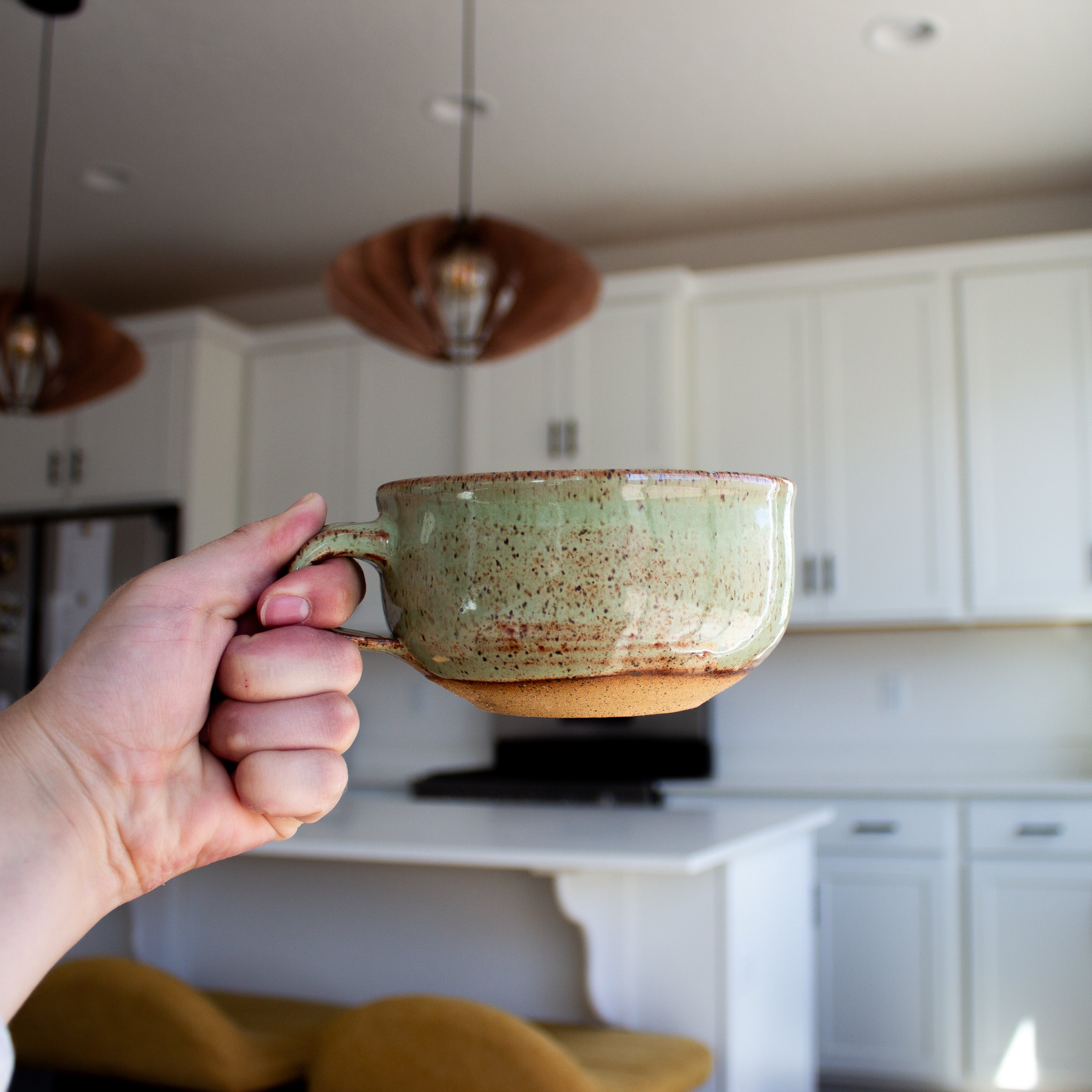 Speckled Shino Latte Mug - Sagewood