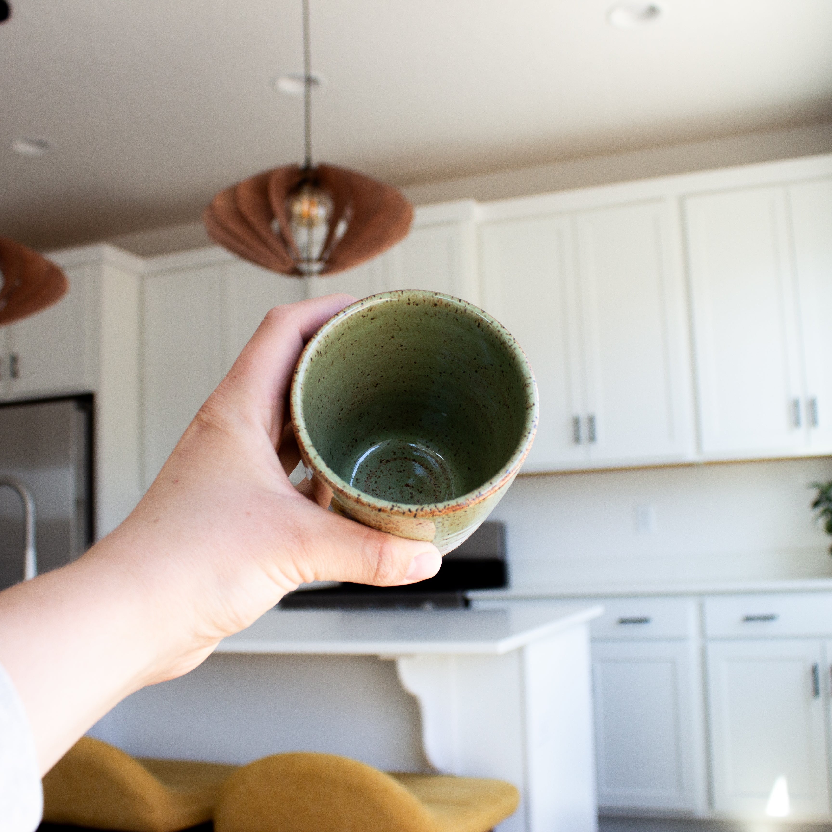 Speckled Shino Cup - Sagewood
