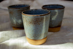 Speckled Shino Cup - Robin Egg